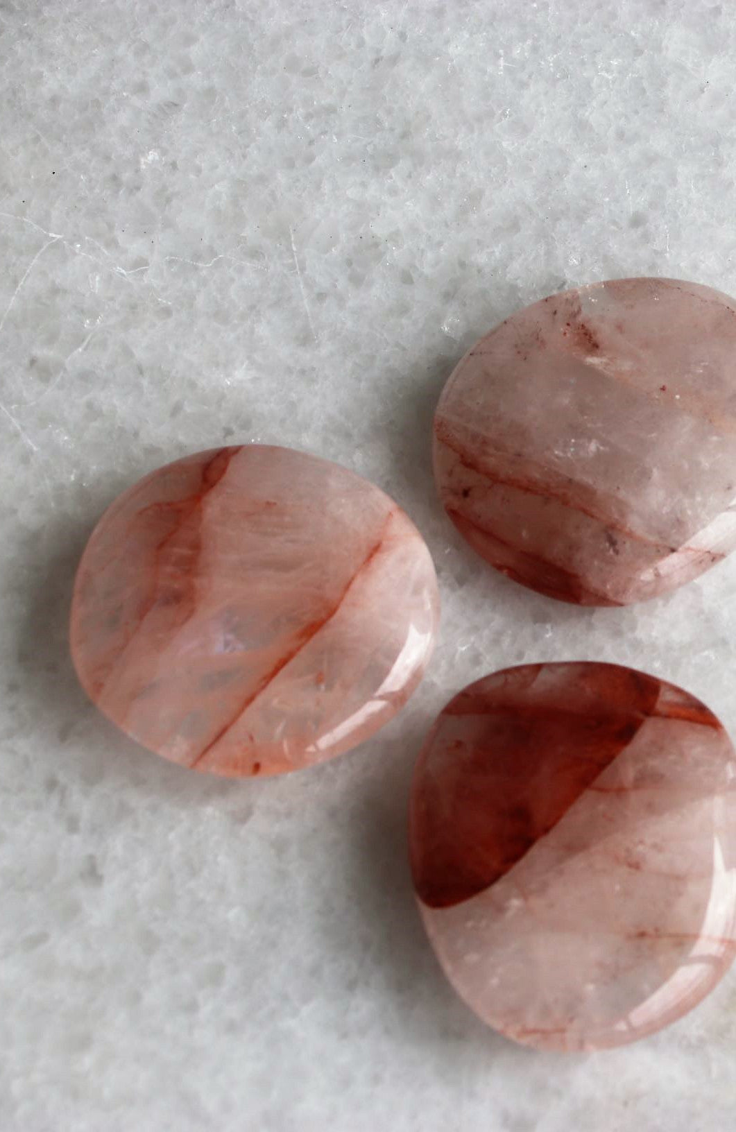 Lithium Quartz Flat Stone